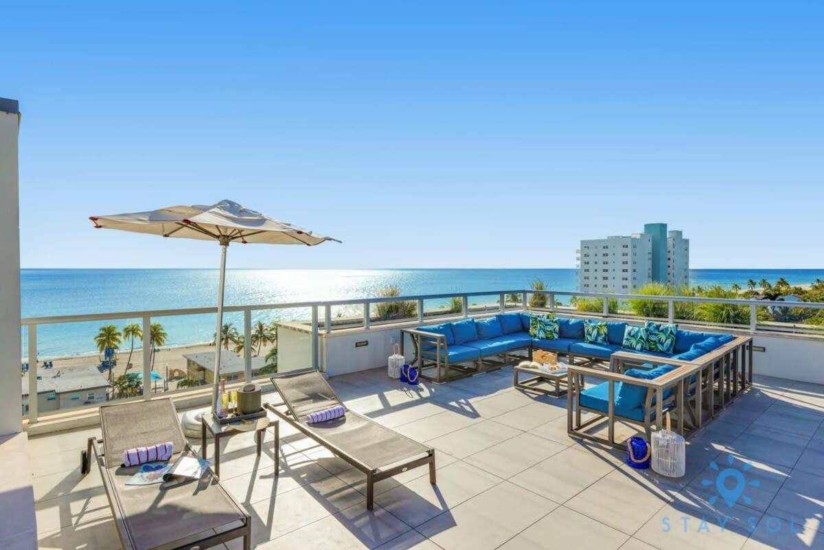 Rooftop Pool - Balcony - Hollywood Beach Broad - Walk Extérieur photo