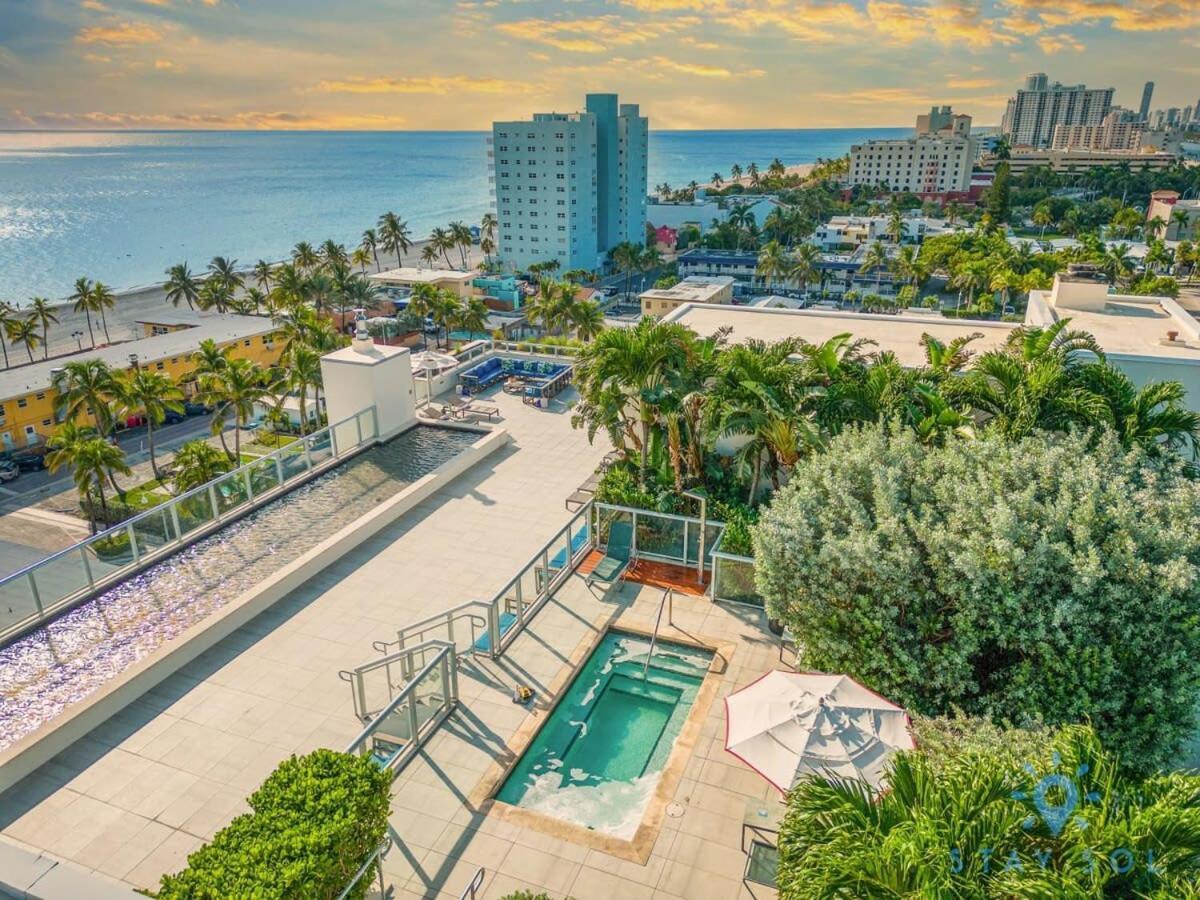 Rooftop Pool - Balcony - Hollywood Beach Broad - Walk Extérieur photo